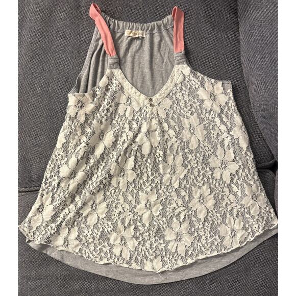 Women's Floral Blouse rewind  Size Medium Lightweight Top Loft Sleeveless Blouse - Picture 6 of 6